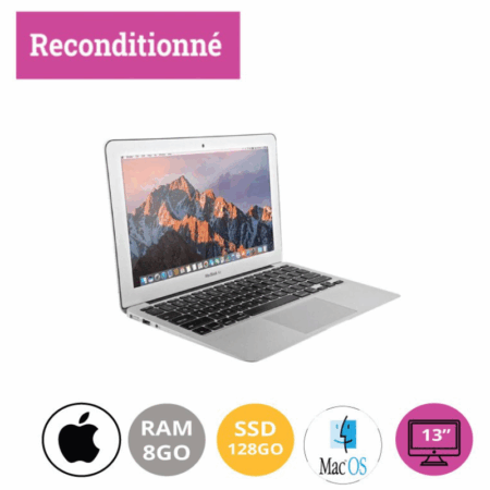 MAC Book Air 7,2 -A1466 2017 i5 5350U 1,8GH 13.3" 8Go Ram - 128Go SSD
